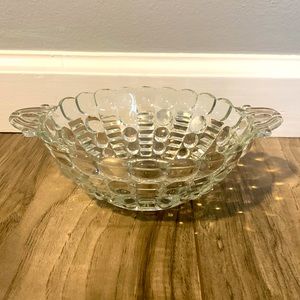 Vintage depression glass bowl